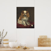 Een koning Charles Spaniel - Edouard Manet Fine Ar Poster (Keuken)