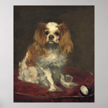 Een koning Charles Spaniel - Edouard Manet Fine Ar