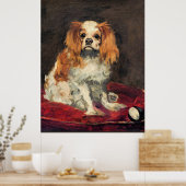 Een koning Charles Spaniel, mooie kunst Poster (Keuken)