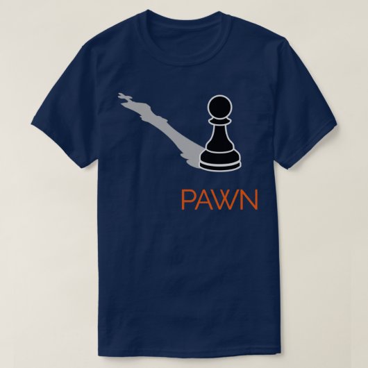 Een koning in schaken gieten t-shirt (Design voorkant)