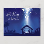 Een koning is geboren. briefkaart (Voorkant)