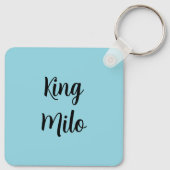 Een koning is nooit te laat sleutelhanger (Achterkant)