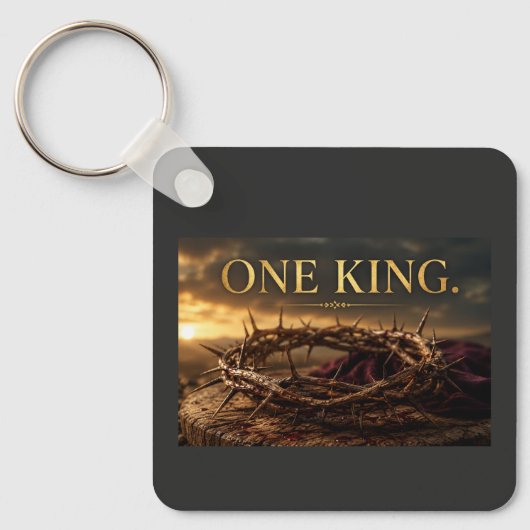 Eén Koning Sleutelhanger (Voorkant)