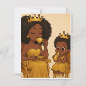 Een koningin en haar prinses (Voorkant)