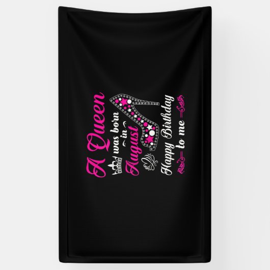 Een koningin werd geboren in augustus 2010. spandoek (Verticaal)