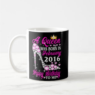 Een koningin werd geboren in februari 2016, 7e ver koffiemok