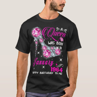 Een koningin werd geboren in januari 1964, 58e hie t-shirt