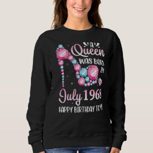 Een koningin werd geboren in juli 1968. trui