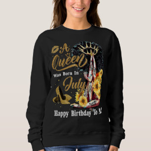 Een koningin werd geboren in juli Happy Birthday t Trui