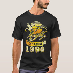 Een koningin werd geboren in oktober 1990 30e verj t-shirt