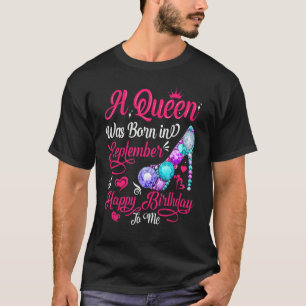 Een koningin werd geboren in september 2010 voor v t-shirt