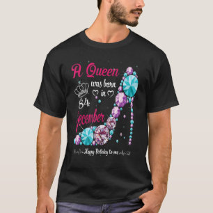 Een koningin werd geboren op 84 december 2010, vro t-shirt