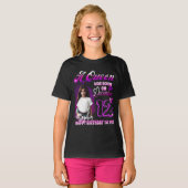 Een koningin werd geboren op december verjaardag m t-shirt (Voorkant volledig)