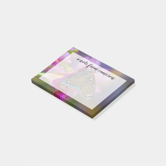 Een Koningsvlinder Post-it® Notes (Schuin)