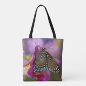Een koningsvlinder tote bag (Achterkant)