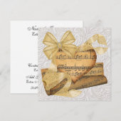 Een koninklijk elegant evenement kaart (Voorkant / Achterkant)