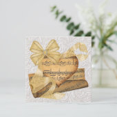 Een koninklijk elegant evenement kaart (Staand voorkant)