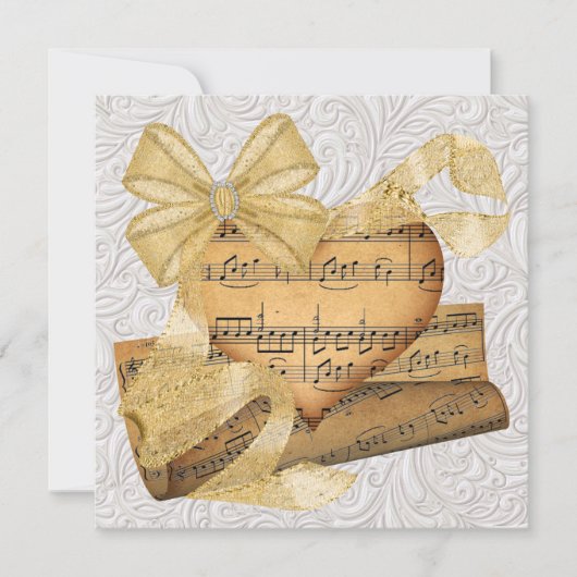 Een koninklijk elegant evenement kaart (Voorkant)