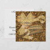 Een koninklijk elegante uitnodiging (Voorkant / Achterkant)