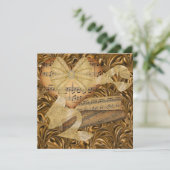 Een koninklijk elegante uitnodiging (Staand voorkant)