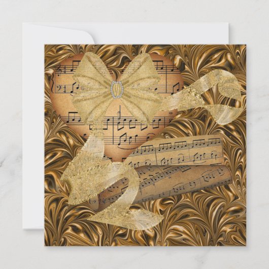 Een koninklijk elegante uitnodiging voor een evene (Voorkant)