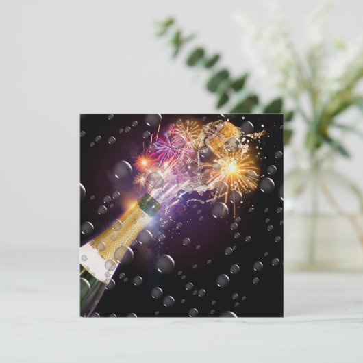 Een koninklijk elegante uitnodiging voor een feest (Staand voorkant)