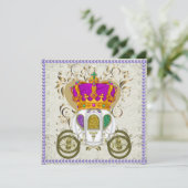 Een Koninklijk Evenement - Mardi Gras - Carnaval - Kaart (Staand voorkant)