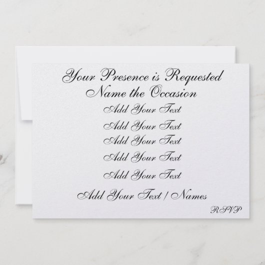 Een Koninklijk Feest - SRF Kaart (Achterkant)