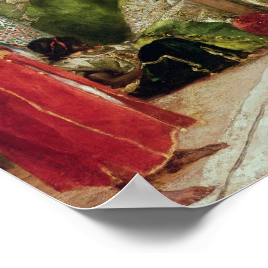 Een koninklijk paleis in Marokko Poster (Hoek)