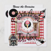 Een koninklijk Rockin' Party - SRF Kaart (Voorkant / Achterkant)