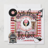 Een koninklijk Rockin' Party - SRF Kaart (Voorkant)