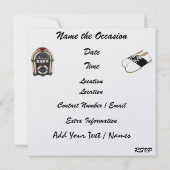 Een koninklijk Rockin' Party - SRF Kaart (Achterkant)