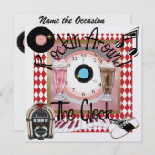 Een koninklijk Rockin' Party - SRF Kaart (Voorkant / Achterkant)