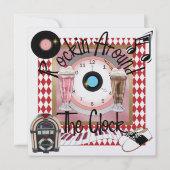 Een koninklijk Rockin' Party - SRF Kaart (Voorkant)