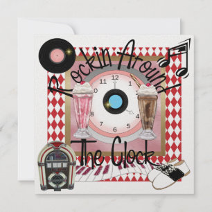 Een koninklijk Rockin' Party - SRF Kaart