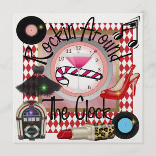 Een koninklijk Rockin' Party - SRF Kaart