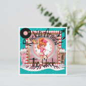 Een koninklijk Rockin' Party - SRF Kaart (Staand voorkant)