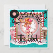 Een koninklijk Rockin' Party - SRF Kaart (Voorkant)