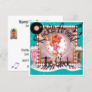 Een koninklijk Rockin' Party - SRF Kaart