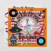 Een koninklijk Rockin' Party - SRF Kaart (Voorkant / Achterkant)