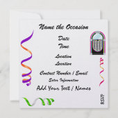 Een koninklijk Rockin' Party - SRF Kaart (Achterkant)