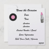 Een koninklijk Rockin' Party - SRF Kaart (Achterkant)