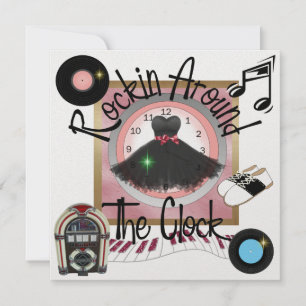 Een koninklijk Rockin' Party - SRF Kaart