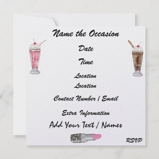 Een koninklijk Rockin' Party - SRF Kaart (Achterkant)