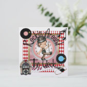 Een koninklijk Rockin' Party - SRF Kaart (Staand voorkant)