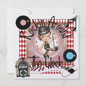 Een koninklijk Rockin' Party - SRF Kaart (Voorkant)