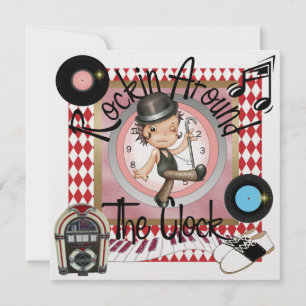 Een koninklijk Rockin' Party - SRF Kaart