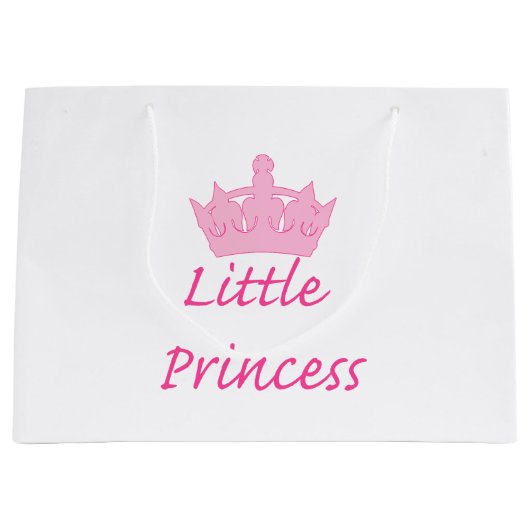 Een koninklijke Baby. Large Cadeautasje (Voorkant)