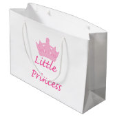 Een koninklijke Baby. Large Cadeautasje (Achterkant Gekanteld)