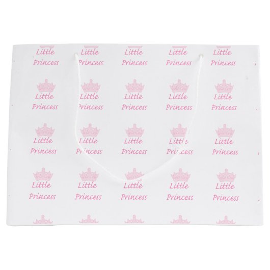 Een koninklijke Baby. Large Cadeautasje (Voorkant)